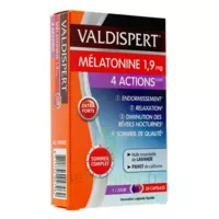 Valdispert Melatonine 1,9 Mg 4 Actions Comprimés B/30 à MONTEUX