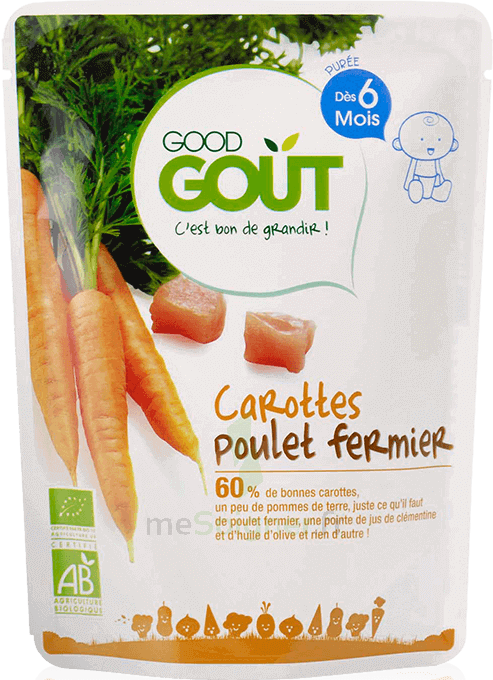 Pharmacie Becker Parapharmacie Good Gout Alimentation Infantile Carottes Poulet Sachet 190g Monteux